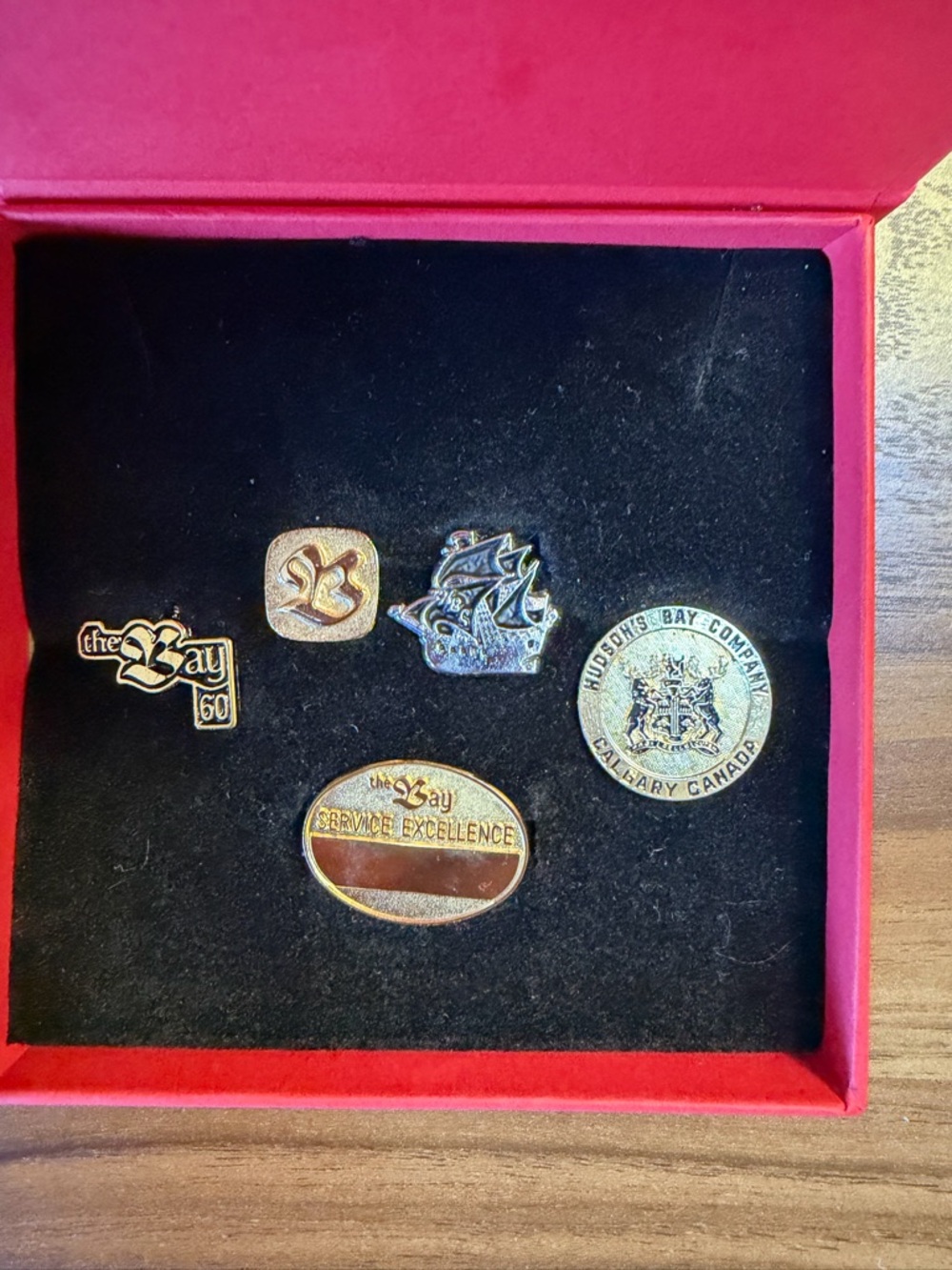 Hudson's Bay Company Set of 5 Employee Pins